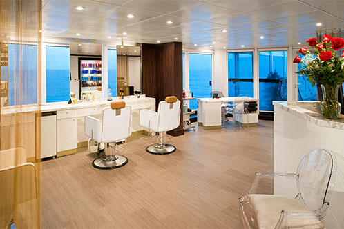 Salón de belleza, Azamara. SoloCruceros.mx