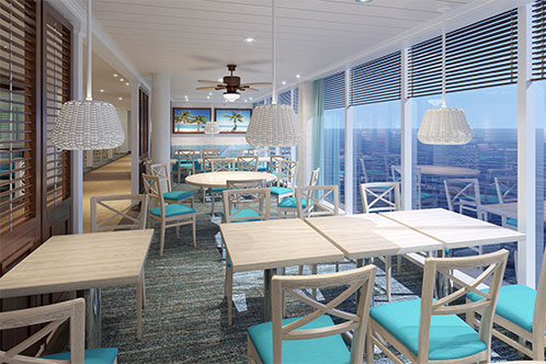 Gastronomía y restaurantes de Carnival. SoloCruceros.mx