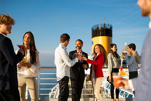 Paquete bebidas Costa Cruceros. SoloCruceros.mx