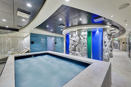 Masaje en el Aurea Spa de MSC Cruceros. SoloCruceros.mx