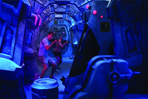Instalaciones NCL, Laser Tag. SoloCruceros.mx