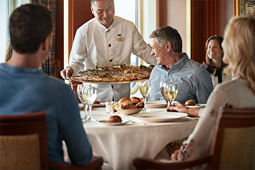 Gastronomía excelente con Princess. SoloCruceros.mx