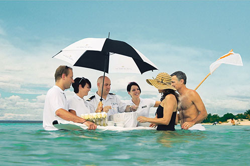 Caviar in the Surf de Seabourn. SoloCruceros.mx