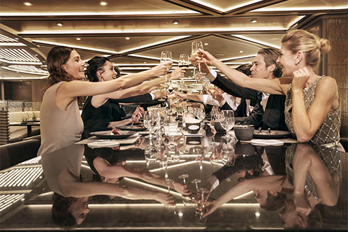 Bebidas incluidas con Silversea. SoloCruceros.mx