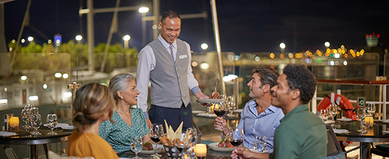 Restaurantes innovadores, Windstar Cruises. SoloCruceros.mx