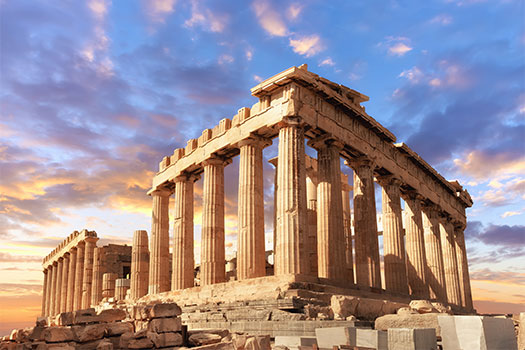 El Partenón, Acrópolis de Atenas, Grecia. SoloCruceros.mx