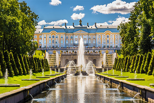 Palacio Peterhof, San Petersburgo. SoloCruceros.mx