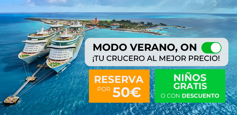 Tobogán acuático en tu crucero de verano. SoloCruceros.mx