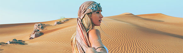 Safari en camello por el desierto, excursión en tierra. SoloCruceros.co